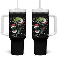 Funny Green Hand Six Seven Meme Tumbler With Handle Gen Z Alpha Xmas Gift - Wonder Print Shop