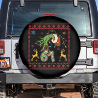 Green Hand 67 Meme Ugly Sweater Spare Tire Cover Funny Holiday Gift - Wonder Print Shop