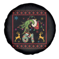Green Hand 67 Meme Ugly Sweater Spare Tire Cover Funny Holiday Gift - Wonder Print Shop