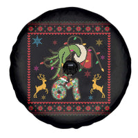 Green Hand 67 Meme Ugly Sweater Spare Tire Cover Funny Holiday Gift - Wonder Print Shop