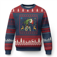 Green Hand 67 Meme Ugly Sweater Ugly Christmas Sweater Funny Holiday Gift - Wonder Print Shop