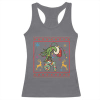 Green Hand 67 Meme Ugly Sweater Racerback Tank Top Funny Holiday Gift - Wonder Print Shop