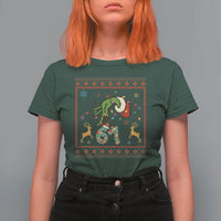 Green Hand 67 Meme Ugly Sweater T Shirt For Women Funny Holiday Gift - Wonder Print Shop