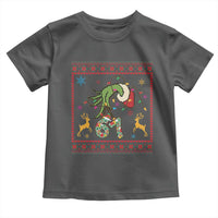 Green Hand 67 Meme Ugly Sweater Toddler T Shirt Funny Holiday Gift - Wonder Print Shop