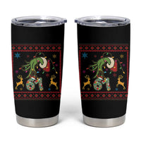 Green Hand 67 Meme Ugly Sweater Tumbler Cup Funny Holiday Gift - Wonder Print Shop