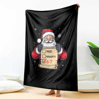 Funny Santa Six Seven Meme Throw Blanket Gen Z Christmas Gift - Wonder Print Shop