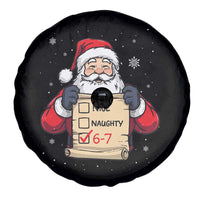 Funny Santa Six Seven Meme Spare Tire Cover Gen Z Christmas Gift - Wonder Print Shop