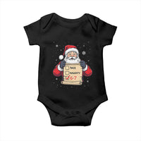 Funny Santa Six Seven Meme Baby Onesie Gen Z Christmas Gift - Wonder Print Shop