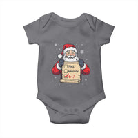 Funny Santa Six Seven Meme Baby Onesie Gen Z Christmas Gift - Wonder Print Shop