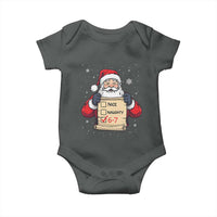Funny Santa Six Seven Meme Baby Onesie Gen Z Christmas Gift - Wonder Print Shop