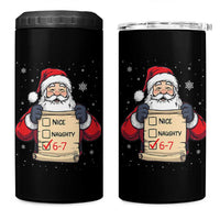 Funny Santa Six Seven Meme 4 in 1 Can Cooler Tumbler Gen Z Christmas Gift - Wonder Print Shop