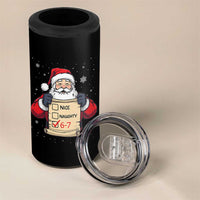 Funny Santa Six Seven Meme 4 in 1 Can Cooler Tumbler Gen Z Christmas Gift - Wonder Print Shop