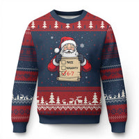 Funny Santa Six Seven Meme Ugly Christmas Sweater Gen Z Xmas Gift - Wonder Print Shop
