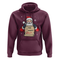 Funny Santa Six Seven Meme Hoodie Gen Z Christmas Gift - Wonder Print Shop