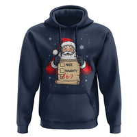 Funny Santa Six Seven Meme Hoodie Gen Z Christmas Gift - Wonder Print Shop