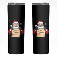 Funny Santa Six Seven Meme Skinny Tumbler Gen Z Christmas Gift - Wonder Print Shop
