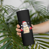 Funny Santa Six Seven Meme Skinny Tumbler Gen Z Christmas Gift - Wonder Print Shop