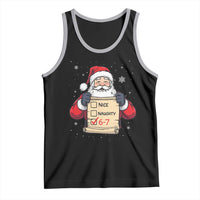 Funny Santa Six Seven Meme Tank Top Gen Z Christmas Gift - Wonder Print Shop