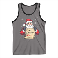 Funny Santa Six Seven Meme Tank Top Gen Z Christmas Gift - Wonder Print Shop