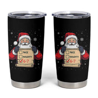 Funny Santa Six Seven Meme Tumbler Cup Gen Z Christmas Gift - Wonder Print Shop
