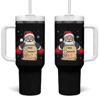 Funny Santa Six Seven Meme Tumbler With Handle Gen Z Christmas Gift - Wonder Print Shop