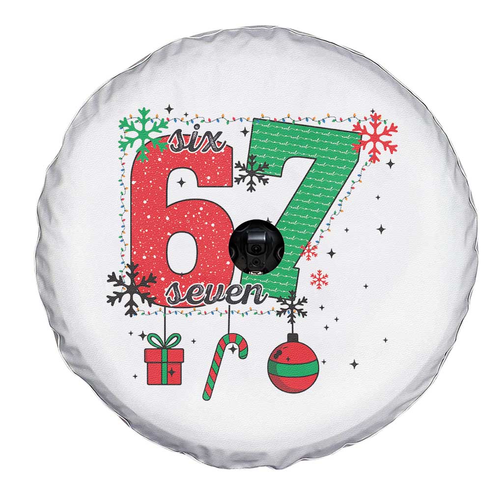 Funny Six Seven Meme Trendy TikTok Spare Tire Cover Christmas Gift - Wonder Print Shop