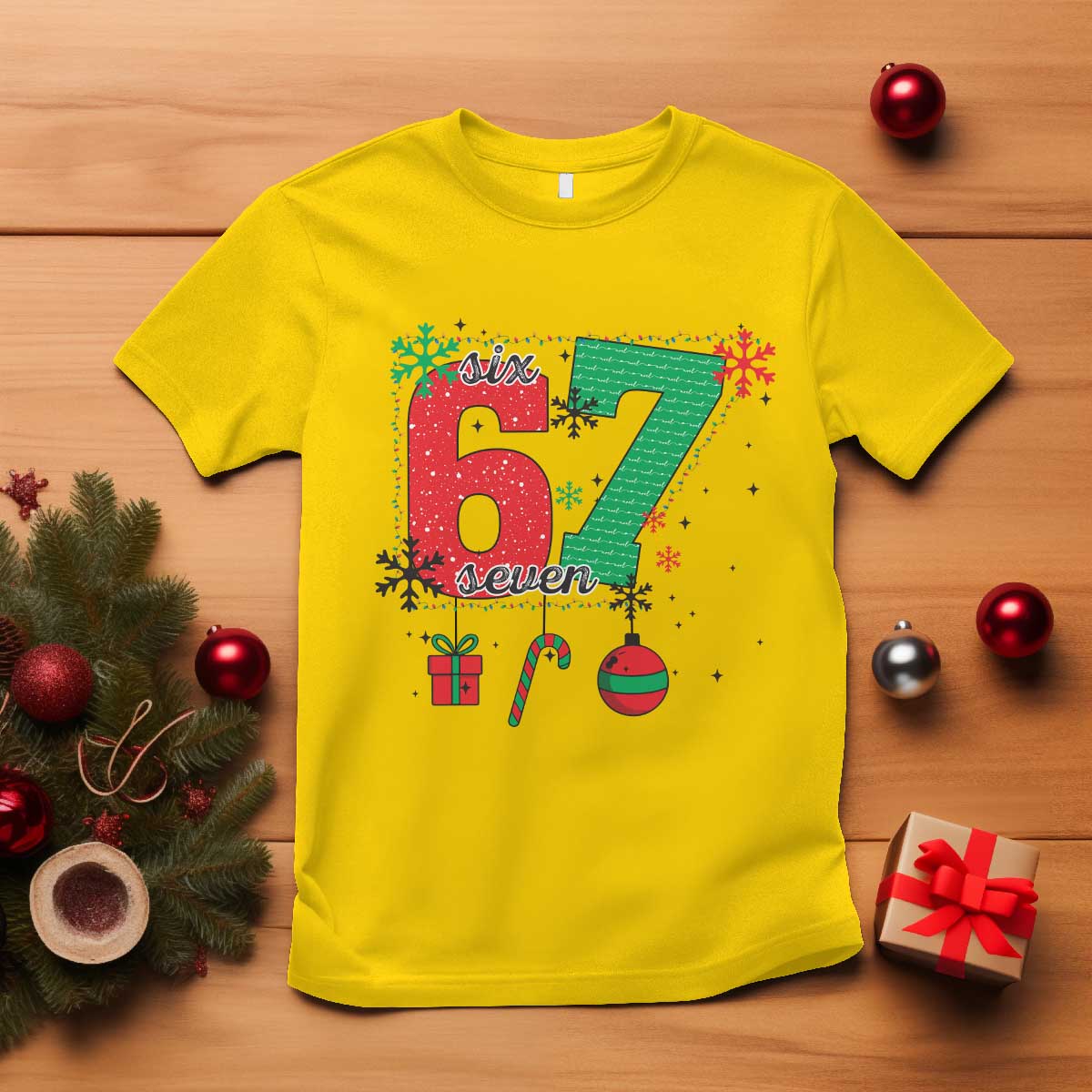 Funny Six Seven Meme Trendy TikTok T Shirt Christmas Gift - undefined