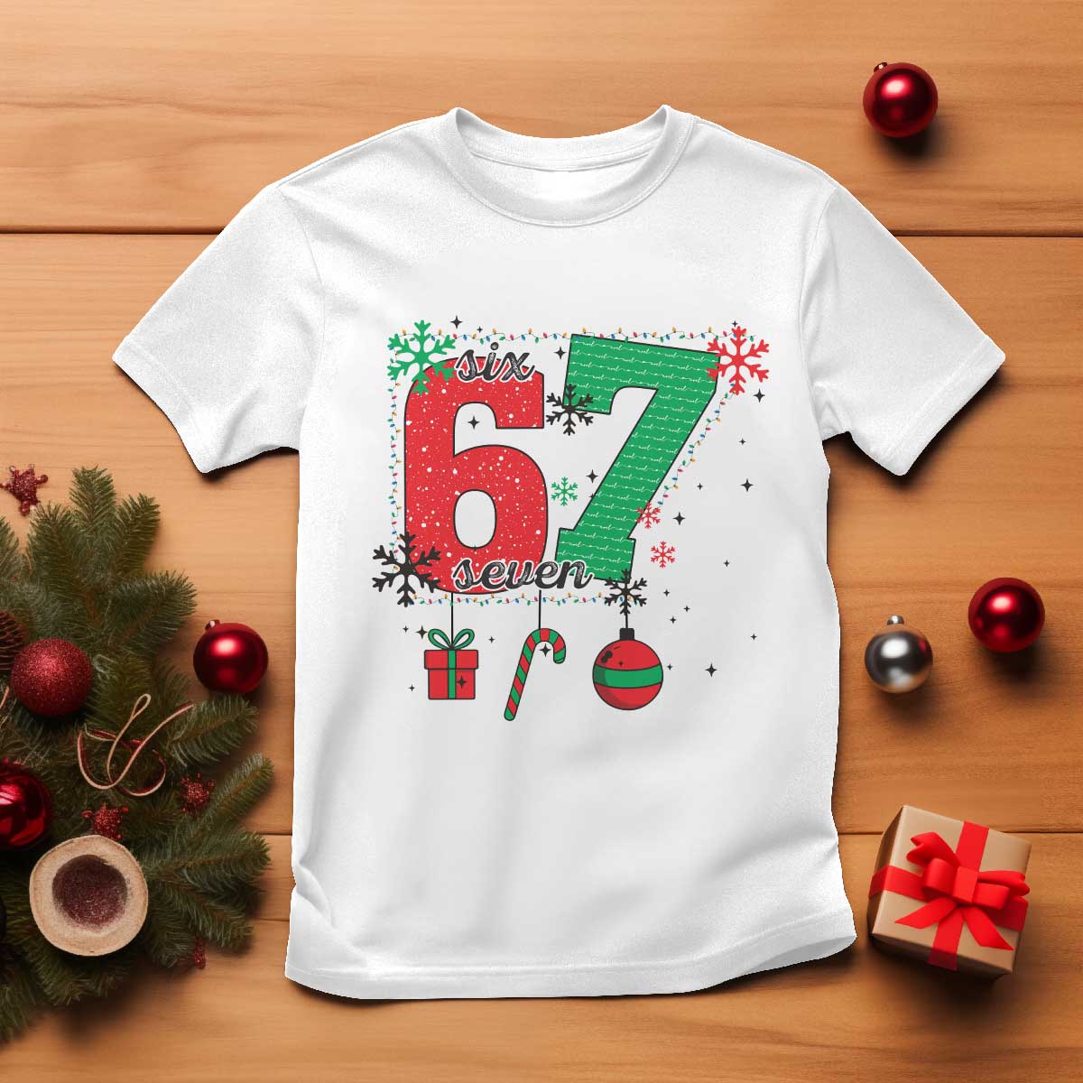 Funny Six Seven Meme Trendy TikTok T Shirt Christmas Gift - undefined