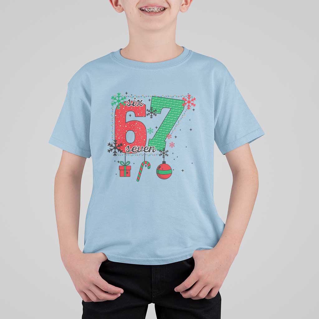 Funny Six Seven Meme Trendy TikTok T Shirt For Kid Christmas Gift - Wonder Print Shop
