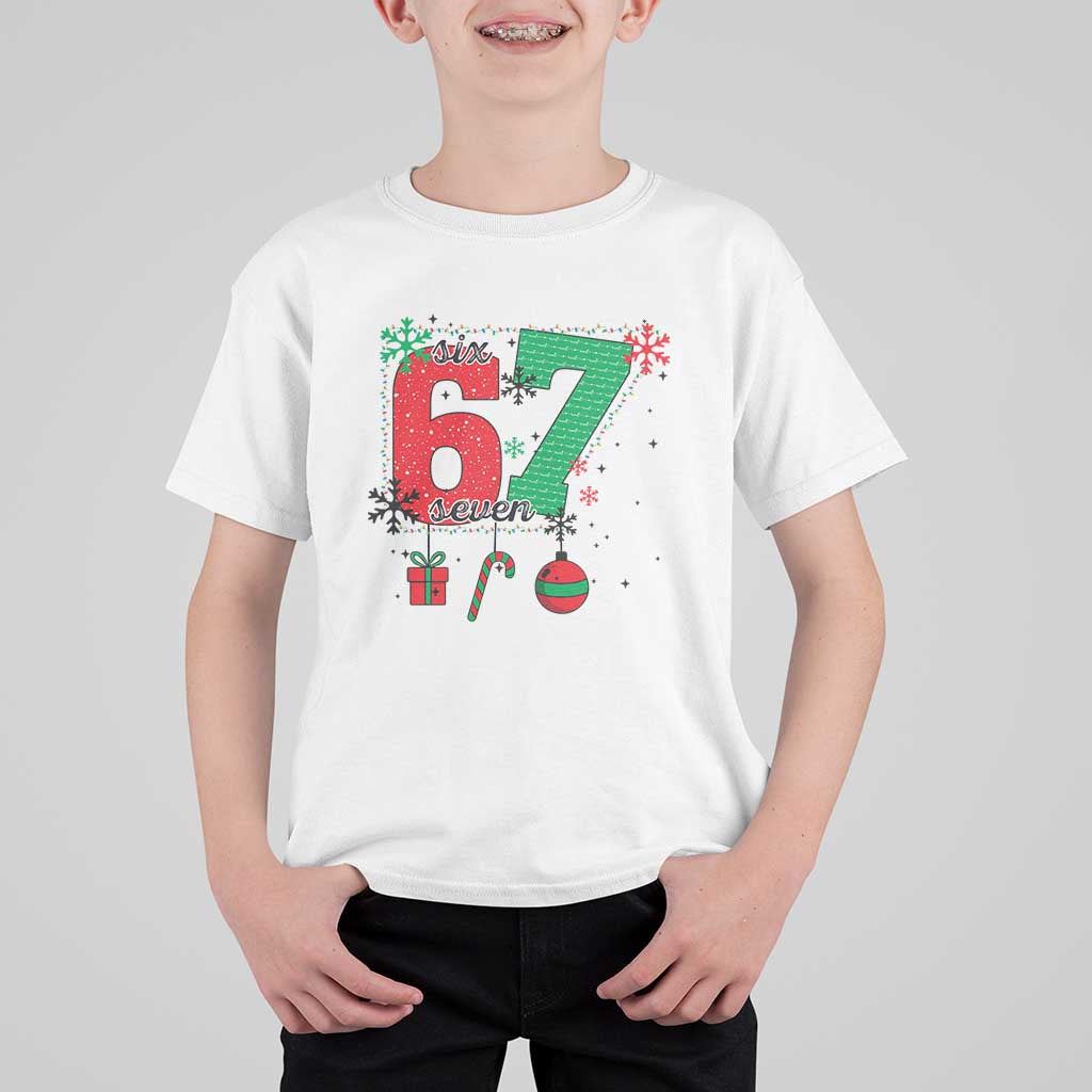 Funny Six Seven Meme Trendy TikTok T Shirt For Kid Christmas Gift - Wonder Print Shop