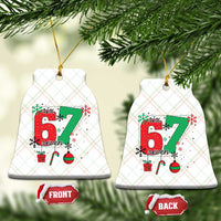 Funny Six Seven Meme Trendy TikTok Ceramic Ornament Christmas Gift - Wonder Print Shop