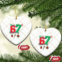 Funny Six Seven Meme Trendy TikTok Ceramic Ornament Christmas Gift - Wonder Print Shop