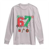 Funny Six Seven Meme Trendy TikTok Long Sleeve Shirt Christmas Gift - Wonder Print Shop