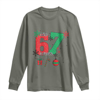Funny Six Seven Meme Trendy TikTok Long Sleeve Shirt Christmas Gift - Wonder Print Shop