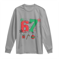 Funny Six Seven Meme Trendy TikTok Long Sleeve Shirt Christmas Gift - Wonder Print Shop