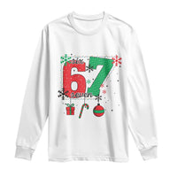 Funny Six Seven Meme Trendy TikTok Long Sleeve Shirt Christmas Gift - Wonder Print Shop