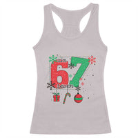 Funny Six Seven Meme Trendy TikTok Racerback Tank Top Christmas Gift - Wonder Print Shop