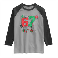 Funny Six Seven Meme Trendy TikTok Raglan Shirt Christmas Gift - Wonder Print Shop