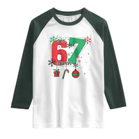 Funny Six Seven Meme Trendy TikTok Raglan Shirt Christmas Gift - Wonder Print Shop