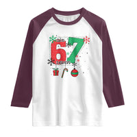 Funny Six Seven Meme Trendy TikTok Raglan Shirt Christmas Gift - Wonder Print Shop