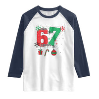 Funny Six Seven Meme Trendy TikTok Raglan Shirt Christmas Gift - Wonder Print Shop