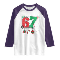Funny Six Seven Meme Trendy TikTok Raglan Shirt Christmas Gift - Wonder Print Shop
