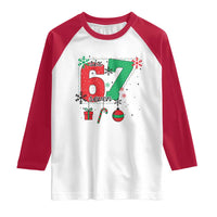 Funny Six Seven Meme Trendy TikTok Raglan Shirt Christmas Gift - Wonder Print Shop