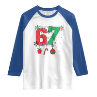 Funny Six Seven Meme Trendy TikTok Raglan Shirt Christmas Gift - Wonder Print Shop