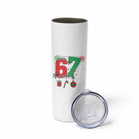 Funny Six Seven Meme Trendy TikTok Skinny Tumbler Christmas Gift - Wonder Print Shop