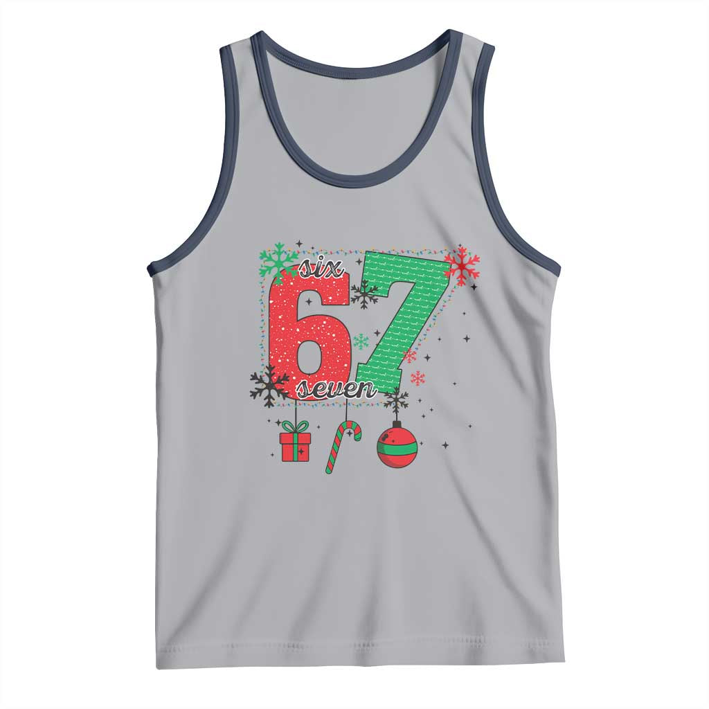 Funny Six Seven Meme Trendy TikTok Tank Top Christmas Gift - Wonder Print Shop