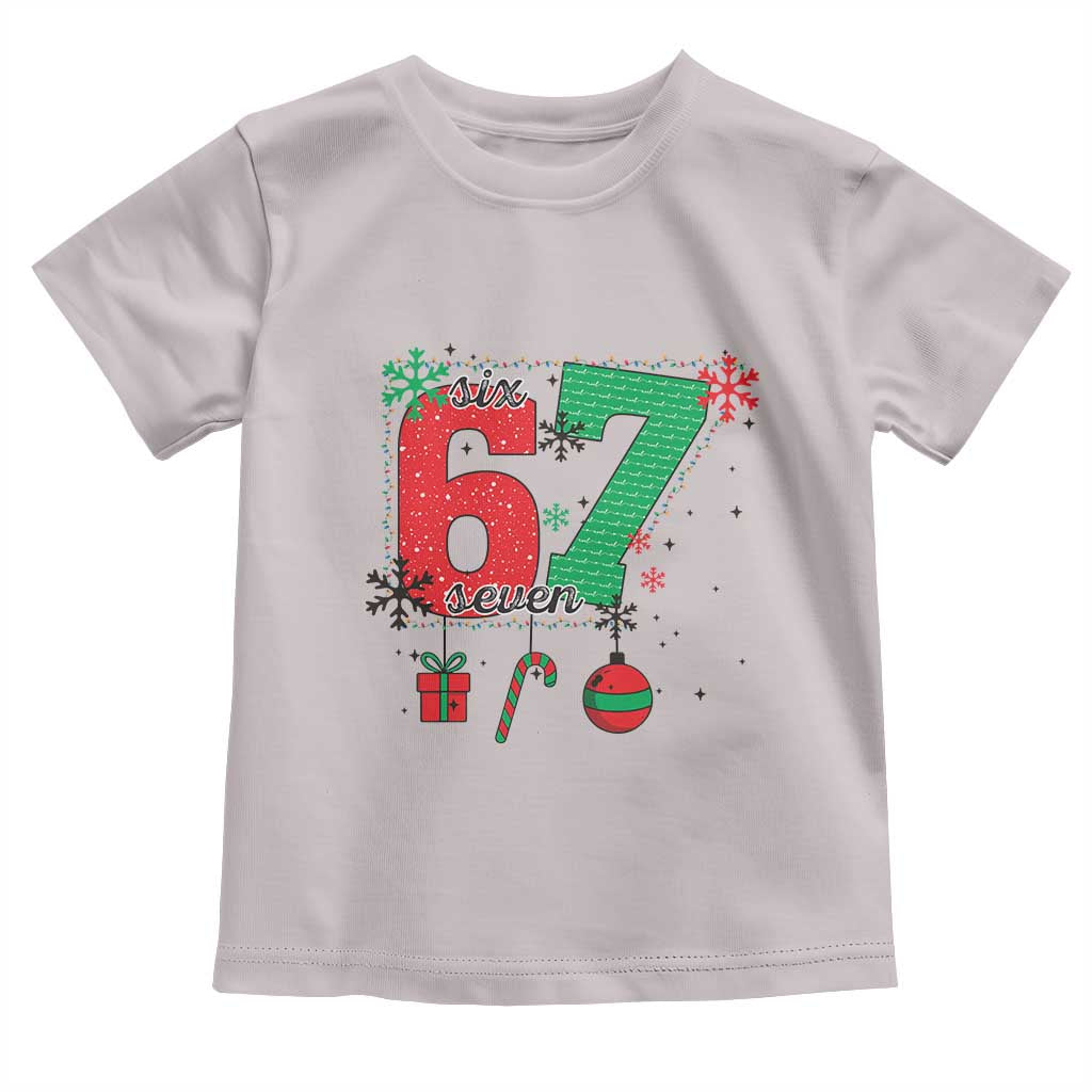 Funny Six Seven Meme Trendy TikTok Toddler T Shirt Christmas Gift - Wonder Print Shop