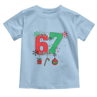 Funny Six Seven Meme Trendy TikTok Toddler T Shirt Christmas Gift - Wonder Print Shop