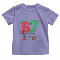 Funny Six Seven Meme Trendy TikTok Toddler T Shirt Christmas Gift - Wonder Print Shop