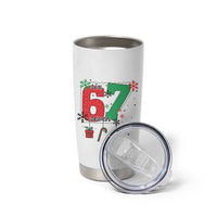Funny Six Seven Meme Trendy TikTok Tumbler Cup Christmas Gift - Wonder Print Shop